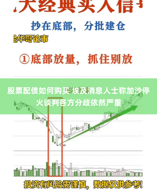 股票配债如何购买 埃及消息人士称加沙停火谈判各方分歧依然严重